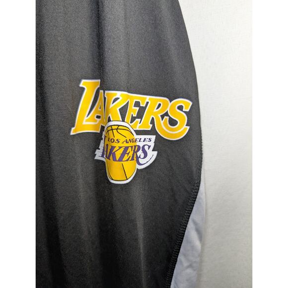 NBA Los Angeles Lakers Womens Athletic Legging Pants Sz 2XL Logo Spell Out Band - Picture 4 of 7